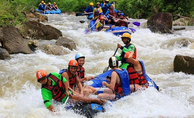 FULL DAY RAFTING ADVENTURE TOUR PHUKET (Rafting 5 km + Elephant 30 mins + Flying Fox + Hotel Transfer) SHARING PICK UP AND DROP PHUKET AIRPORT